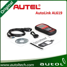 Original Autel AutoLink AL619 OBDII CAN ABS And SRS Scan Tool Update Online