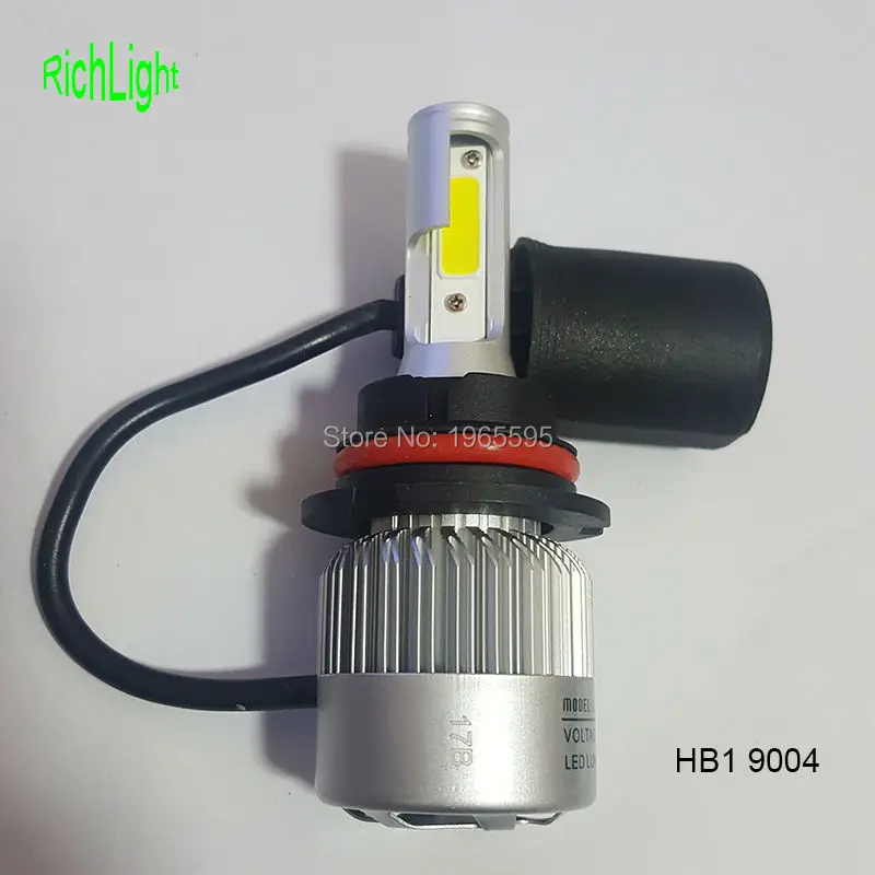 hb1 9004 cree cob led car headlight hid xenon halogen bulb 03