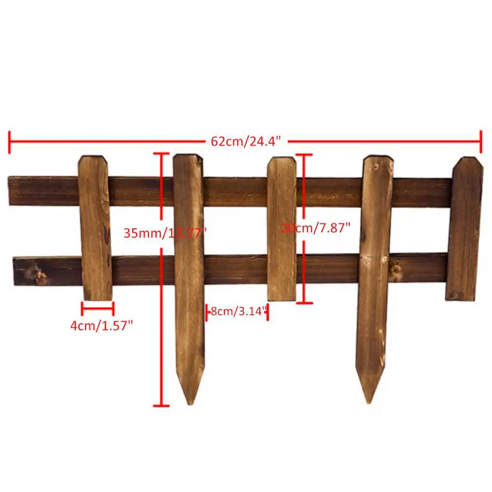 Садовый Забор Деревянный лужайка окантовка растения границы украшения цветок кровать границы