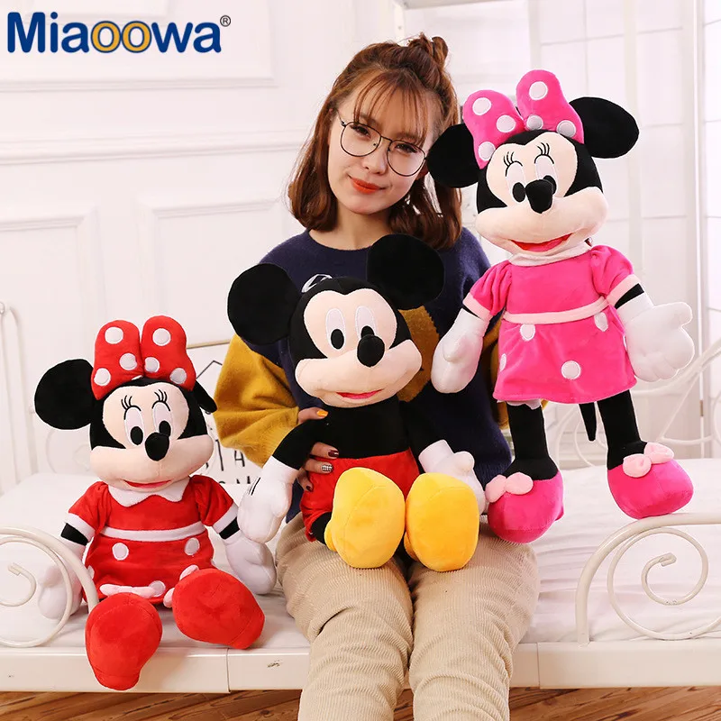 Hot Sale 30cm Mickey&Minnie Mouse High Quality Plush Stuffed Toy Dolls Home Decor Birthday Gifts For Kids Baby Children Hot Sale 30cm Mickey&Minnie Mouse High Quality Plush Stuffed Toy Dolls Home Decor Birthday Gifts For Kids Baby Children