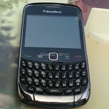 /Восстановленный Blackberry Curve 9300 мобильный телефон разблокирована QWERTY клавиатура 2MP камера черный/