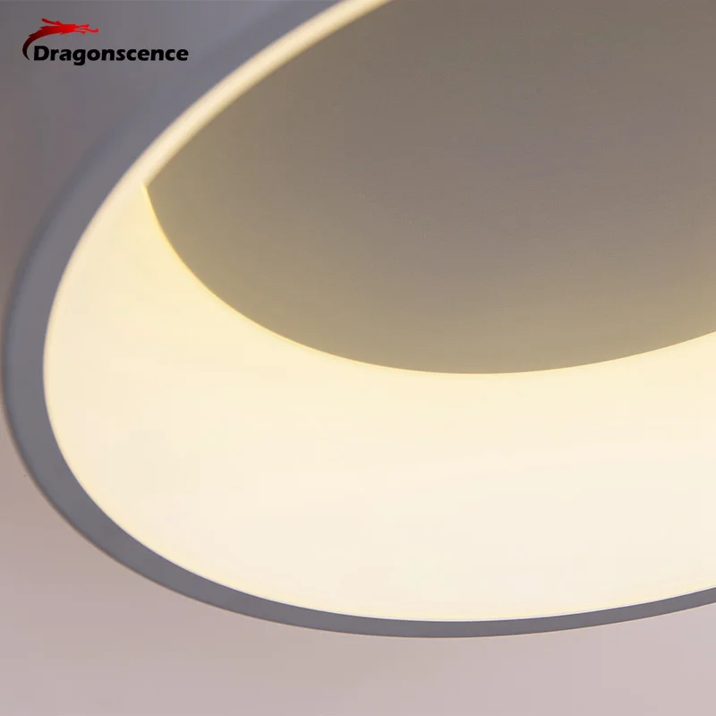  Dragonscence Round circle Aluminum Modern Led ceiling light lamp for living room bedroom dining tab - 32857728777