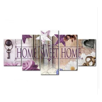

diamond painting home sweet home,full embroidery diamond,daimond painting full,multi pictures,diamond painting 5pcs