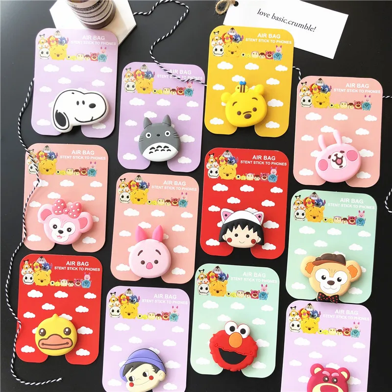 

Painted cartoon airbag mobile phone bracket mobile lazy bracket mobile phone airbag bracket cellphone holder phone grip