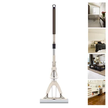 

Home PVA Mop Sponge Foam Rubber Mop & 2pcs Replacement Head Hand Wash Plate Mop Home Wood Floor Tile Kitchen Cleaning Tool