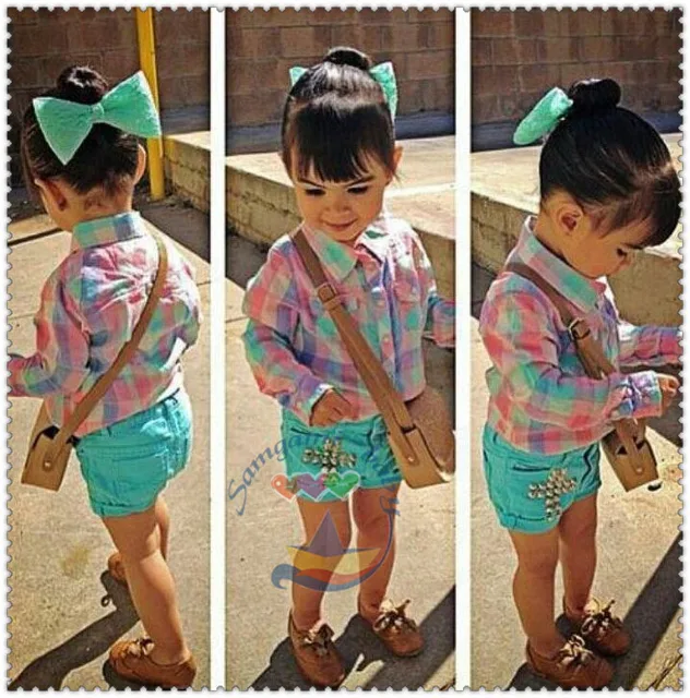 camisa xadrez infantil menina