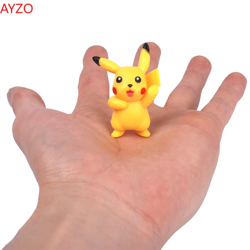 Kids Toy Elf Poco Dream Pikachu Doll Set 18 Pack Small Toy Decoration Cute Decoration Collection Gift Pokemmo Kawaii TTT0006