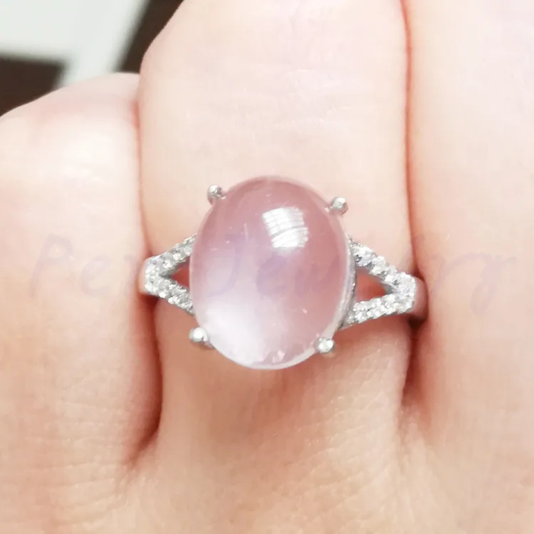 rose quartz promise ring rose quartz promise ring