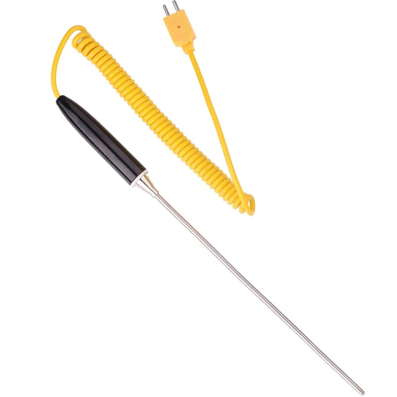 

High Temperature Handheld Pen Type Armored Thermocouple K Stainless Steel Probe Sensor Detector of Thermometer Temperature Meter