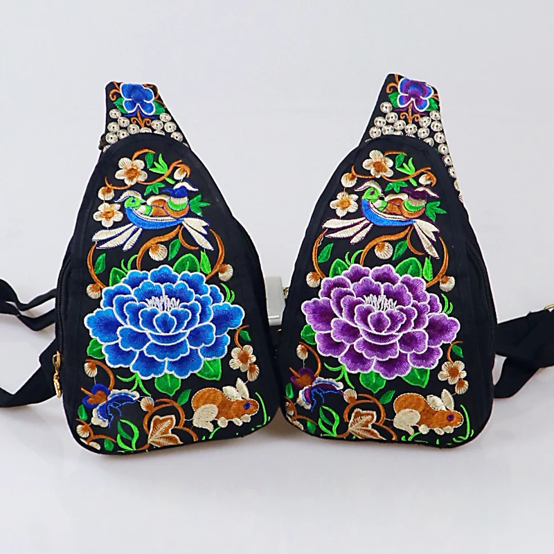 bags women chest bag bohemian national chiness bag (15)