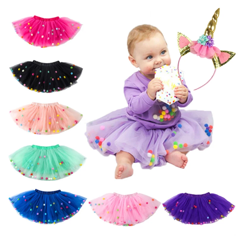 

tutu skirt girl navy blue tutu purple princess party skirt hair hoop set kids girls tutu skirt fluffy mini rainbow tutu dot pink
