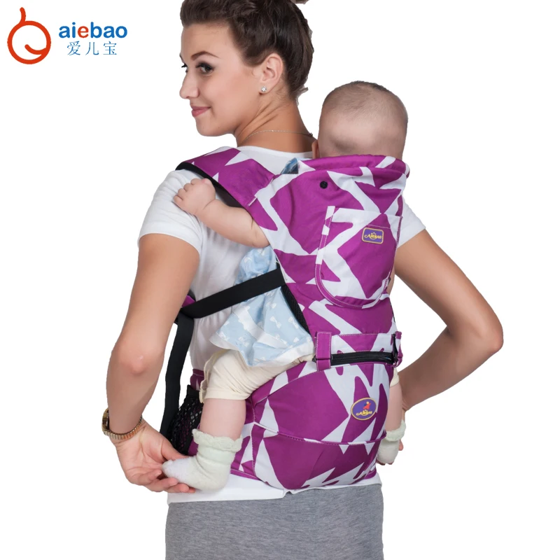 2 in 1 Adjustable Infant Baby Carrier Newborn Cradle Kid Sling Wrap