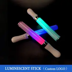 Geoeon светодиодный светящаяся палочка для концертов карнавал 15 видов цветов голосовой мигает светодиодный свет, сияющий Stick (без Батарея) A530