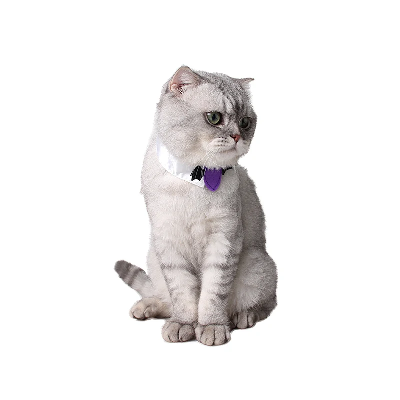 Животное кошка собака галстук на Хэллоуин забавные аксессуары в форме летучей