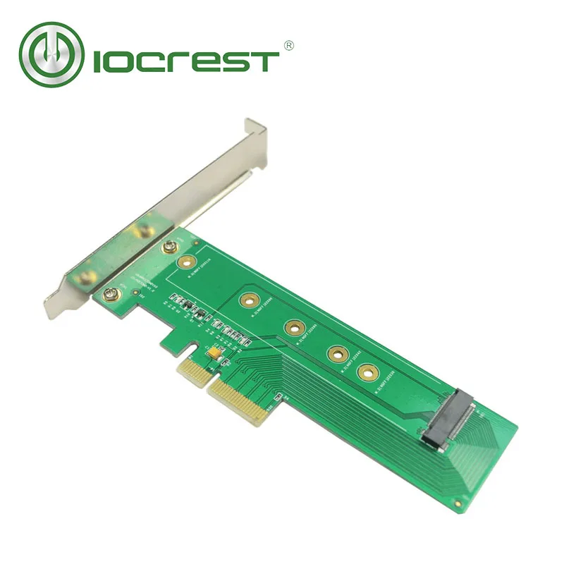 IOCREST M.2 ngff M ключ NVMe к PCI-e 3,0x4 адаптер pci express адаптер для 22110 2280 2260 2242 2230 ssd двойное напряжение питания