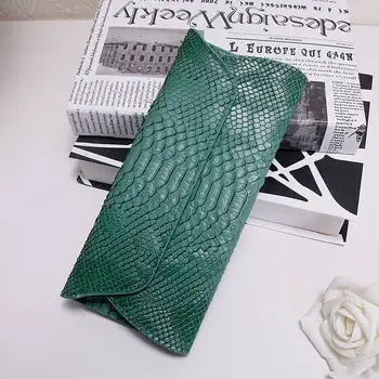 

Fashion Serpentin Women's clutch bag Leather Women Envelope Evening Bag 2018 Wew Female Clutches Handbag bolsa Feminina Purse