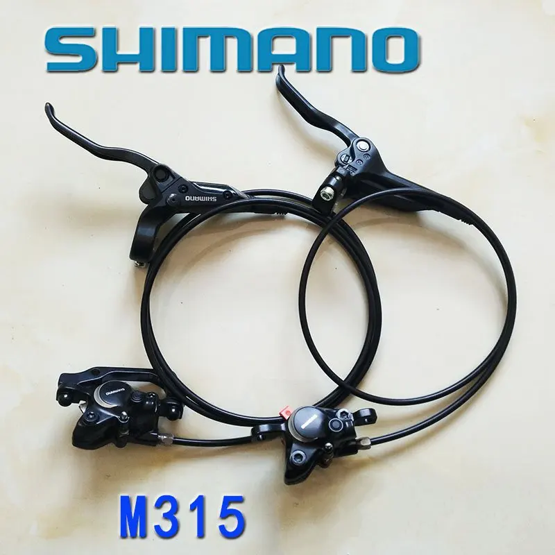 SHIMANO BR-BL-M315 M315 велосипед гидравлический дисковый тормоз Комплект спереди и сзади |