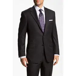 Костюм Homme высокое качество Для мужчин S Костюмы для свадьбы лацканы из двух частей Для мужчин Slim Fit женихов Для мужчин костюм (куртка + Штаны)