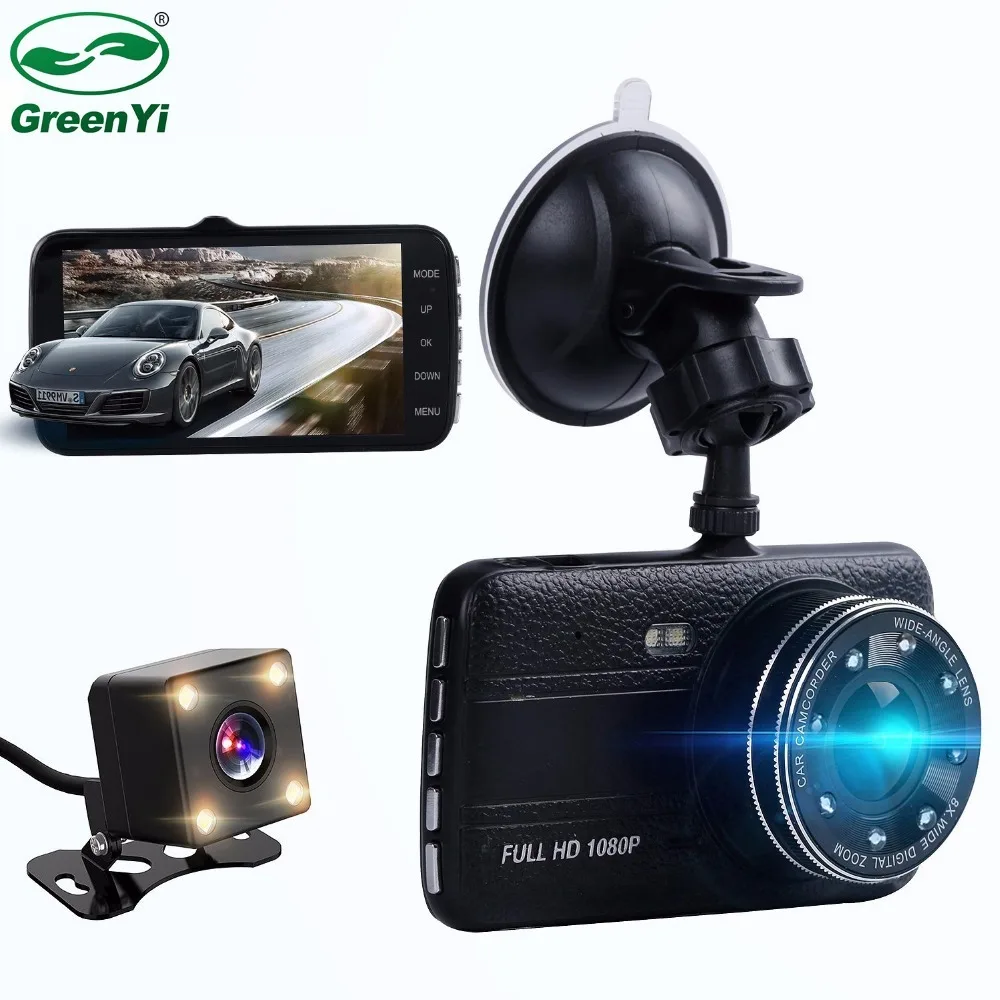 4 0 &quotэкран 170 градусов Full HD 1080P Автомобильный видеорегистратор Двойной