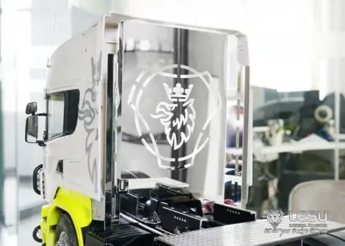 Металлическая защитная плата для 1/14 LESU RC трактор Sca модель грузовика автомобиль