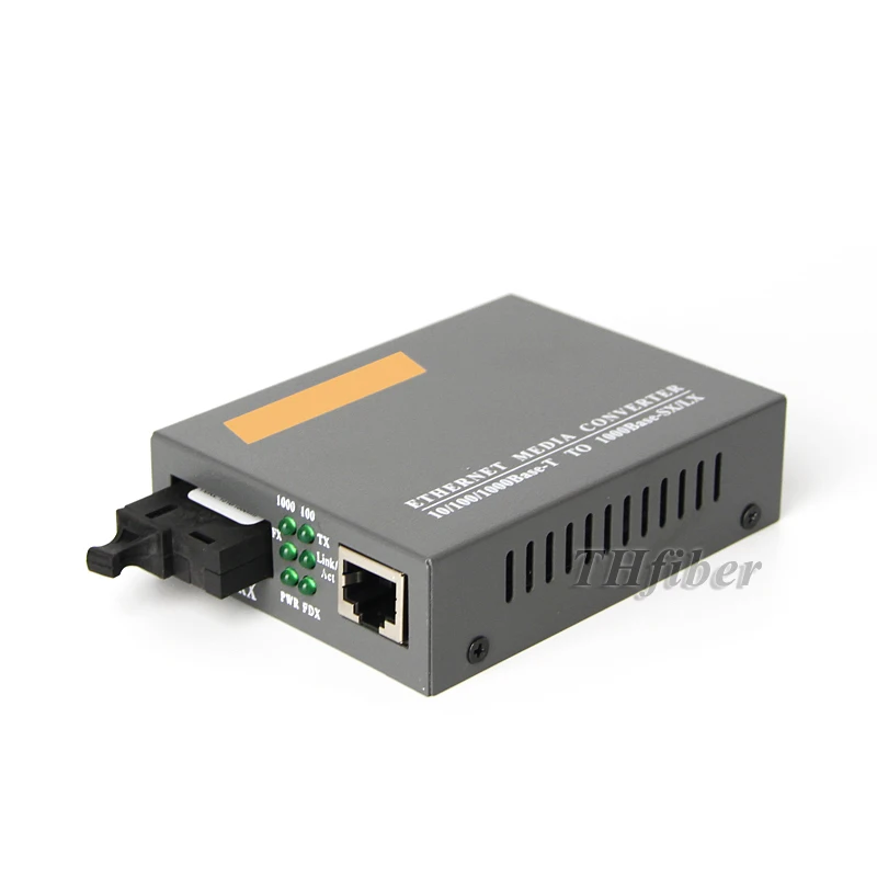 Гигабитный волоконно оптический медиа конвертер 10/100 Мбит/с 1 RJ45 SC 4 * трансивер