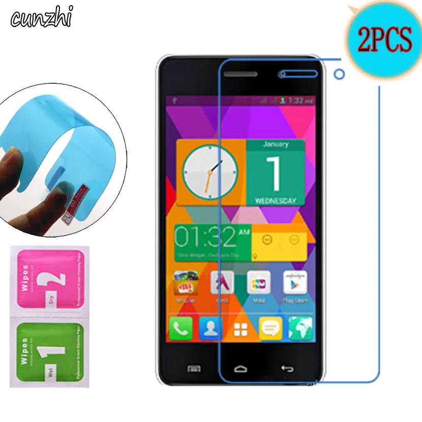 2PCS For Micromax A106 Ultra Clear Soft Nano Explosion proof Screen Protector Protective Mobile Phone Film | Мобильные телефоны и