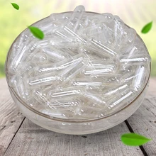 0#10000 шт. пустые Прозрачные Жесткие желатиновые капсулы, прозрачные желатиновые капсулы, соединенные или разделенные капсулы