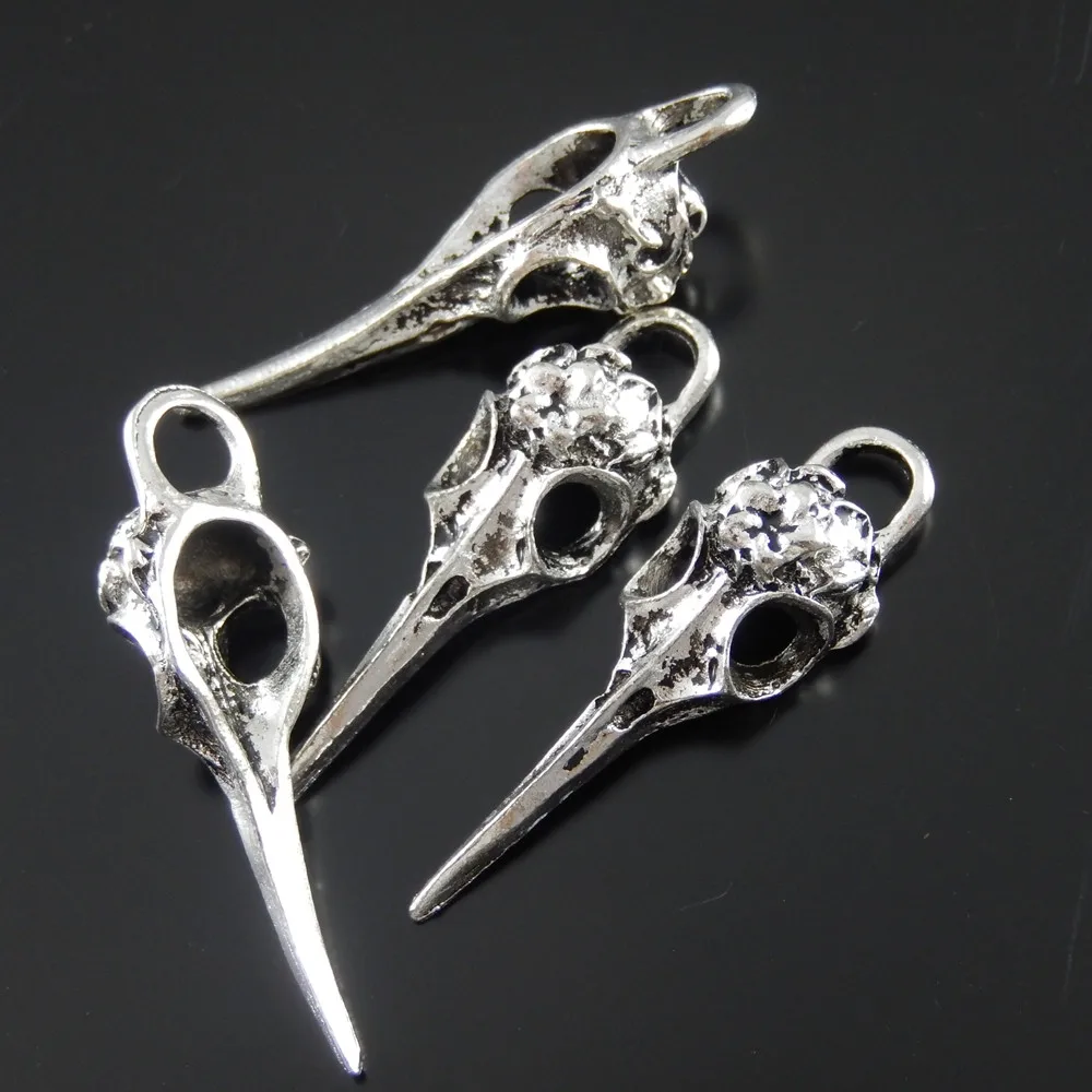 Подвеска для ожерелья в виде птицы клюва черепа цветка 10 цветов|charm brass|pendant framependant