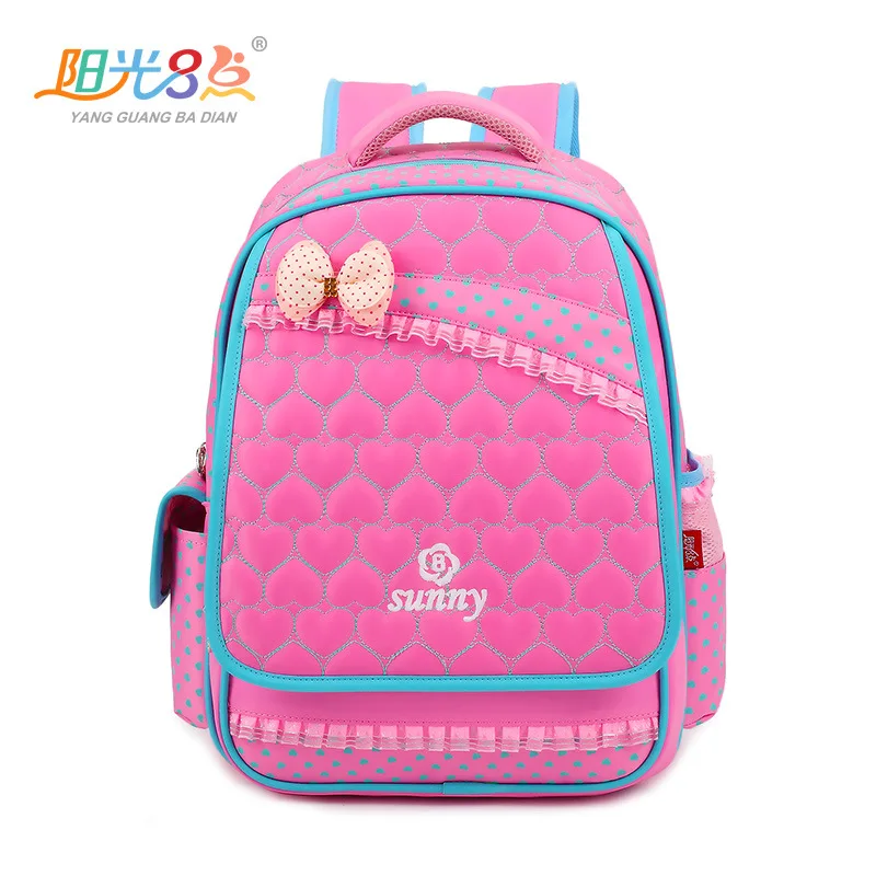 Korean version of the new cute girls school bag set primary grade 2 5