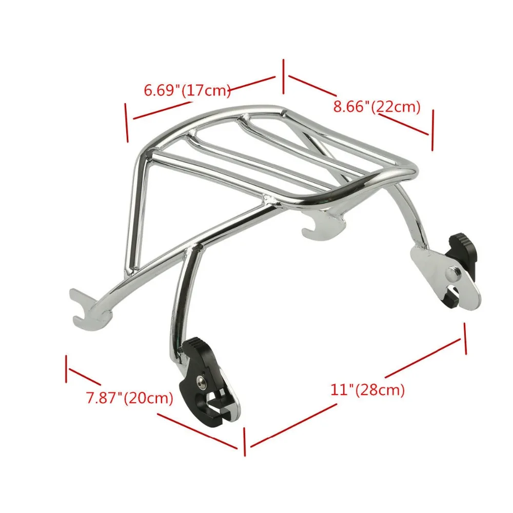 Мотоцикл Detachables Solo багажная стойка для Harley Sportster XL 1200 883 40 восемь 48 XL1200 XL883 2004