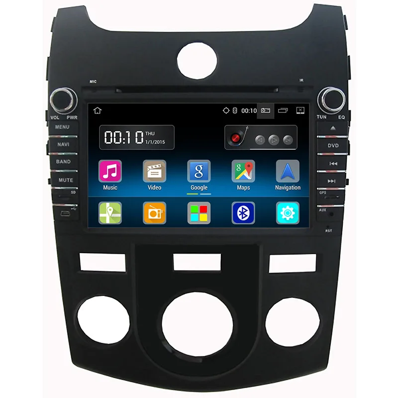 Автомобильный dvd плеер на Android 5 1 для Kia Forte Cerato 2008 2009 2010 2011 2012 радио gps bluetooth OBD2 Руль