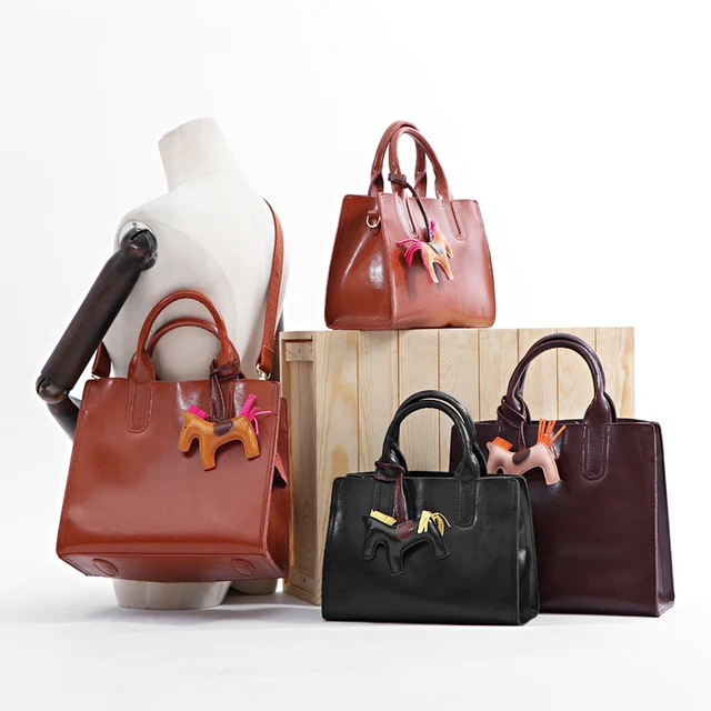 2017 New Women Luxury Bags Designers Handbags Oil Wax Leather 2017 New Women Luxury Bags Designers Handbags Oil Wax Leather Handbag Simple Fashion Commuter Tote