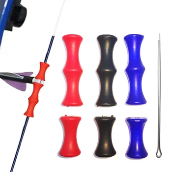 

1pc Archery Finger Guard Bowstring Saver Silicon Bow String Hand Protector Soft Release Finger Tab for Recurve Bow Tradition Bow