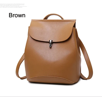 Brown FIREBIRD хорошего качества черный pu кожаный женский рюкзак многофункциональный мини небольшие школьные рюкзаки mochila FN354 - Цвет: Brown