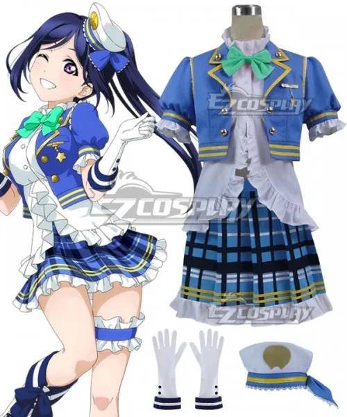 

Love Live! Sunshine!! Aqours Kanan Matsuura Navy Cosplay Costume E001