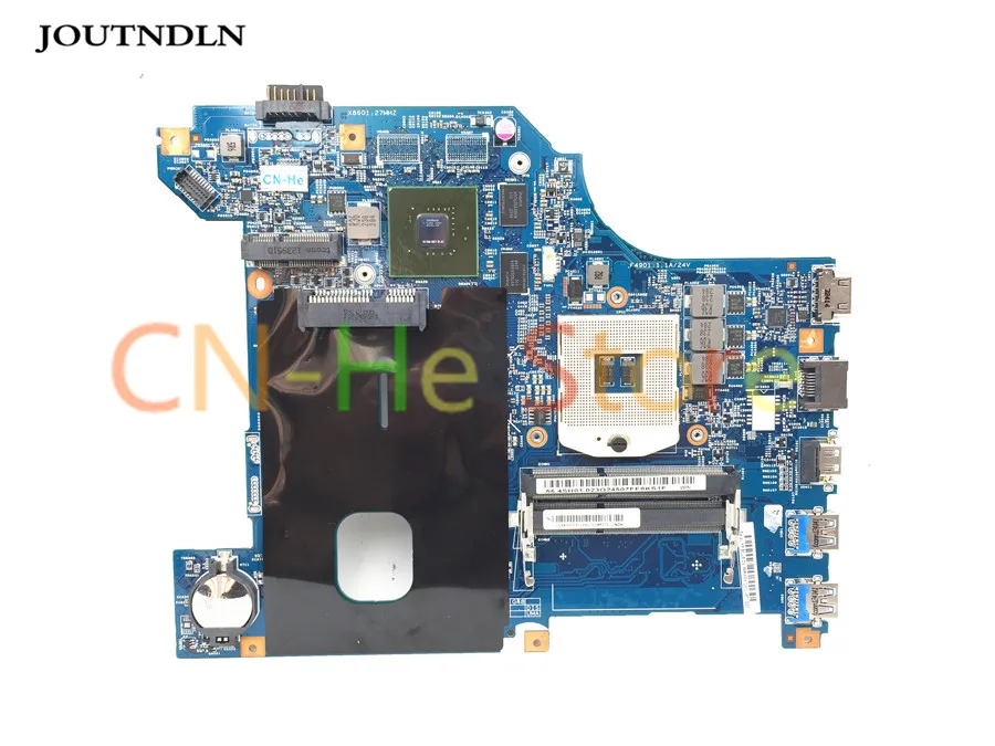 Материнская плата JOUTNDLN для ноутбука Lenovo IdeaPad G580 LG4858 MB 11252-1 488.4sg12. 011 HM76 PGA989 DDR3 W/ 610M GPU