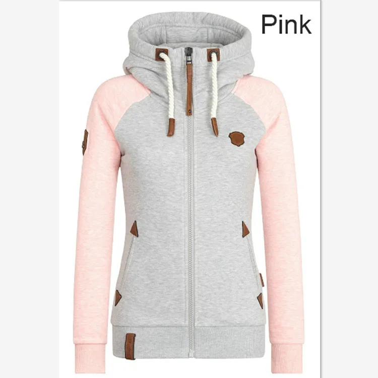 

Oversize Hoodies Sweatshirts Women Pullover Hoodie Female Patchwork Hood Hooded Sweatshirt Autumn Coat Warm Hoody 5XL
