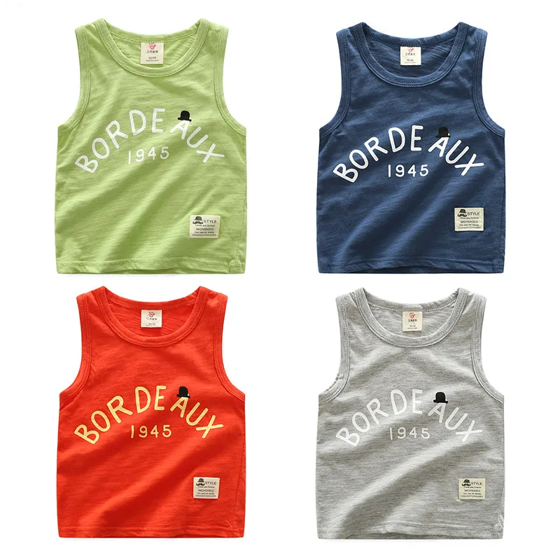 Boys' cartoon vest 2018 summer wear, new boy's children's wear,children