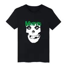 Black Short Sleeve MISFITS T-shirt ood looking and Durable Men/Women MISFITS T-shirt with High quality