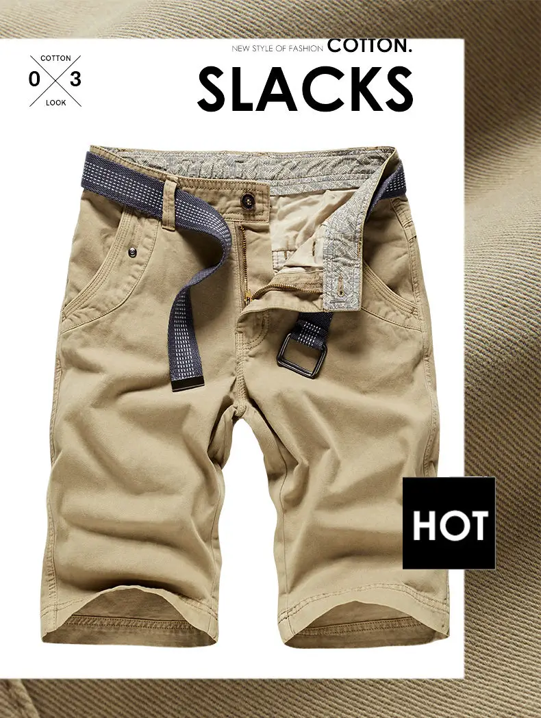 4Colors 100% Cotton Shorts Men Summer Solid Sports Shorts Cargo Male Short Pants Quality Fashion Plus Size Boardshorts Panties0