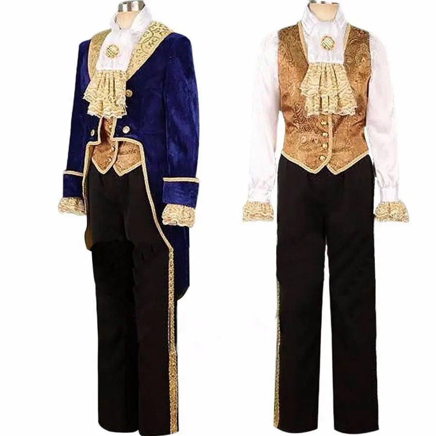 Красавица и Чудовище маскарадные костюмы для взрослых принца Адама одежда для косплея Adam мужские вечерние костюмы на Хэллоуин