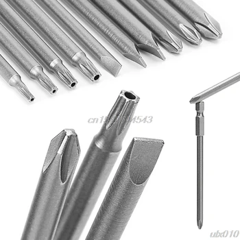 

10 Pcs Magnetic Torx Screwdriver Bit+Slotted Screwdrive Head+PH2 Screwdriver Set S08 Wholesale&DropShip