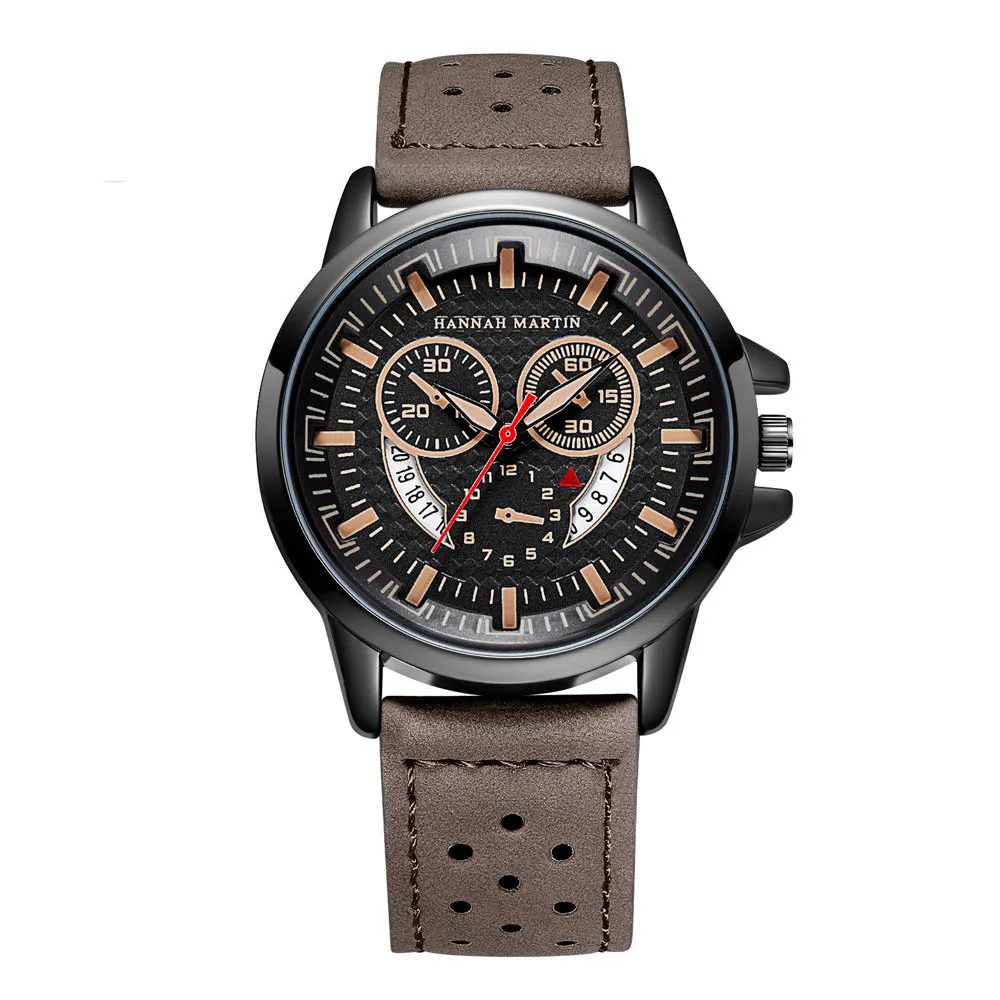 

Watches Men Creative Calendar Date Watch Quartz Men Business Leather Belt Wrist Watch Clock Male Relogio Masculino 18DEC5