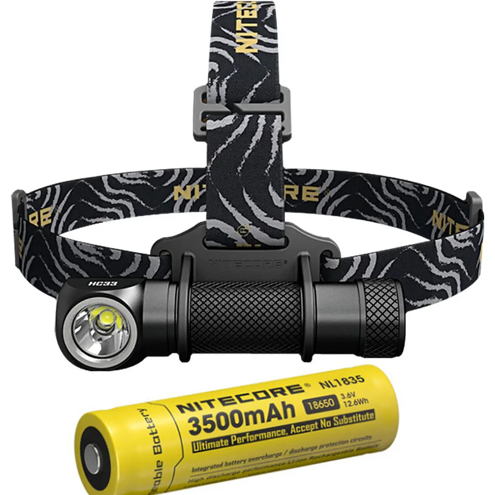 NITECORE HC33 налобный фонарь CREE XHP35 HD светодиодный Макс 1800 люмен дальность луча 187 м головной светильник 8 режимов работы наружный головной светильник - Испускаемый цвет: HC33 NL1835