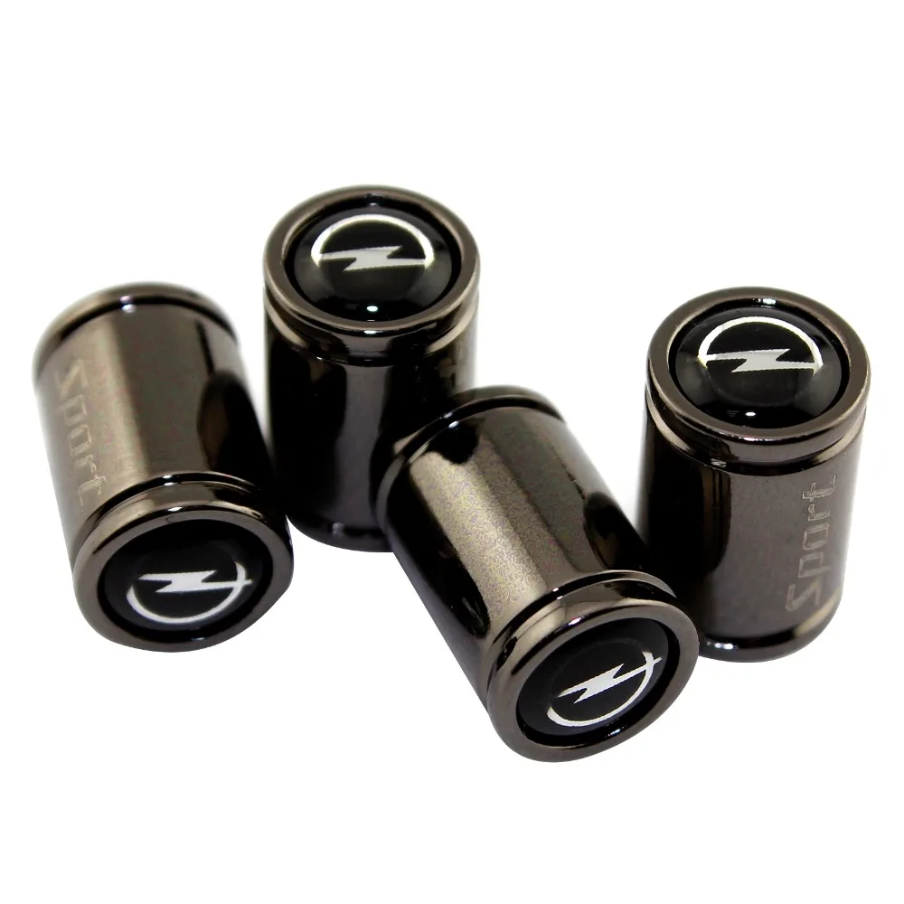 4pcs Car Wheel Tire Valves Tyre Air Caps For Opel Astra J G H Corsa D Insignia Mokka Zafira