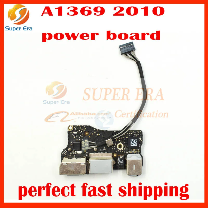 

820-2861-A DC in I/O jack board power board Audio jack for Apple MacBook Air 13" A1369 Late 2010 MC503 MC504 EMC 2392