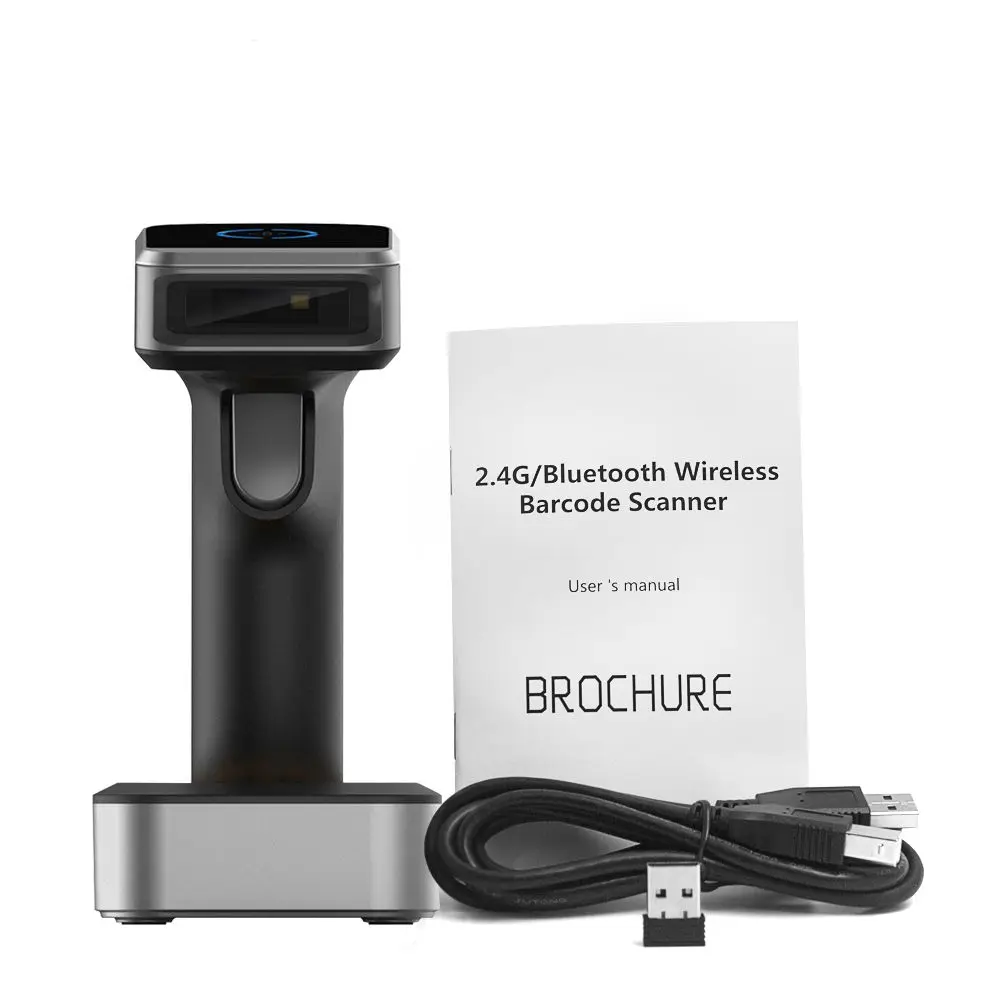 

2D Bluetooth Barcode Scanner Wireless,PDF 417,Data Matrix,QR code Reader,