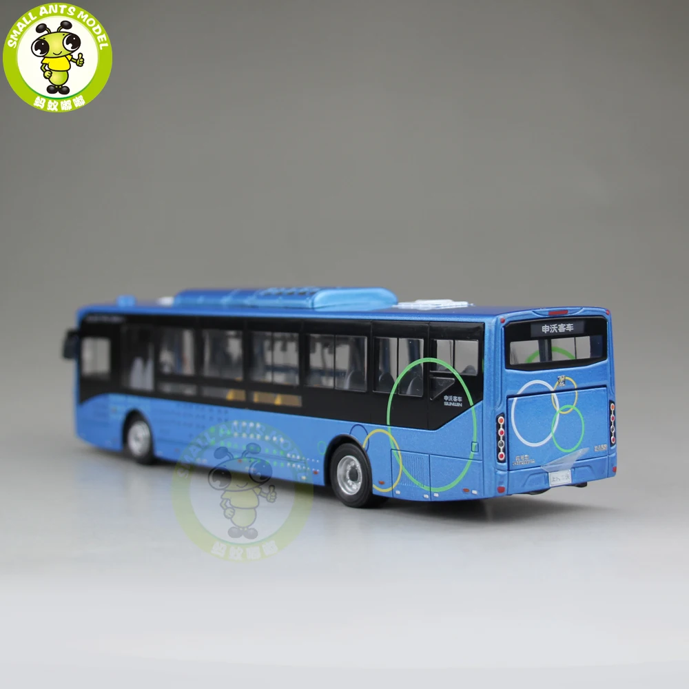 1/64 Китай Volvo городской автобус SWB6128BEV электрический автобус литой автобус модель автомобиля игрушки подарок