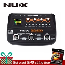 NUX MG-200 Guitar Modeling Processor Guitar Multi-effects Processor with 55 Effect Models EU Plug