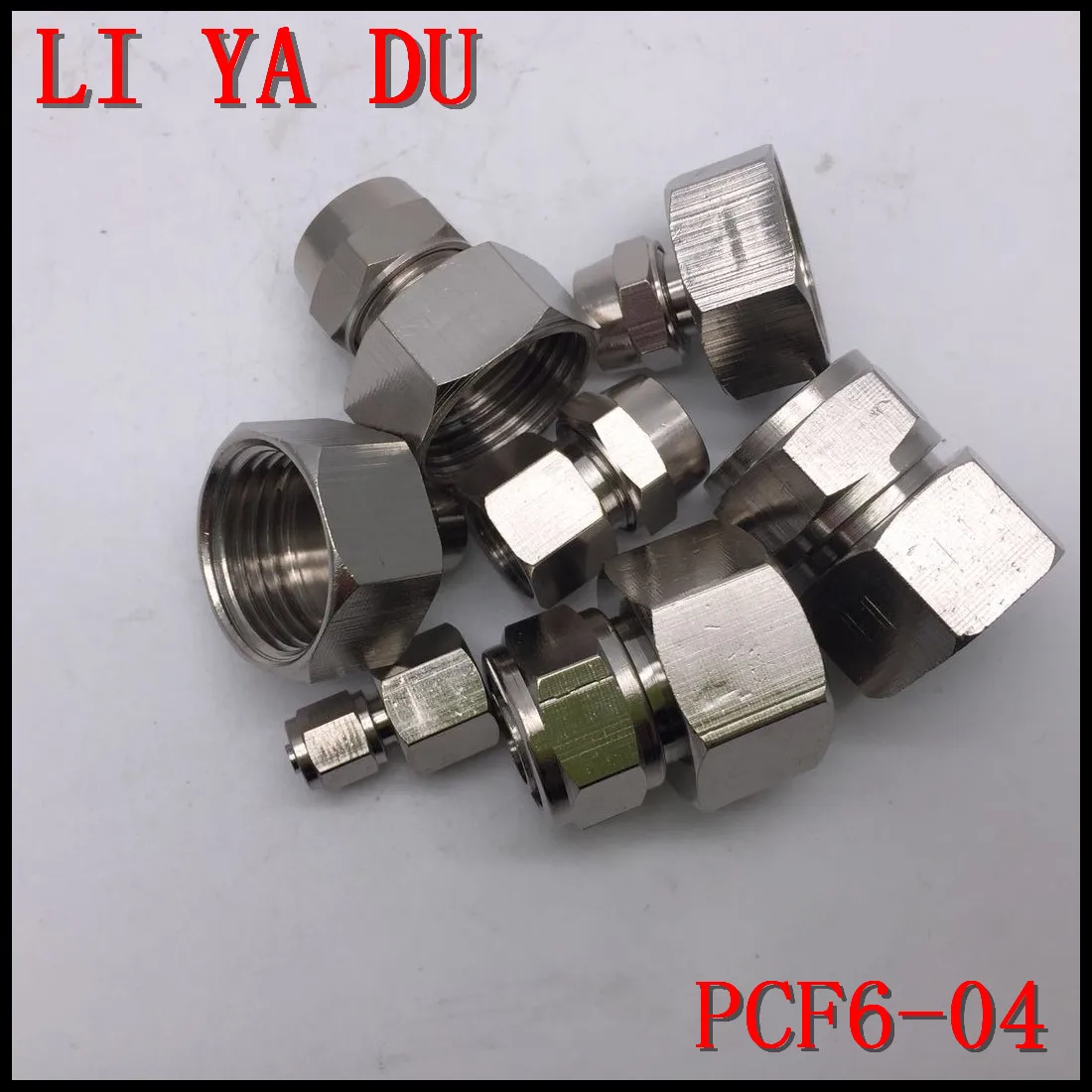 

10pcs/lot PCF6-04 The pneumatic tube is quick to twist the thread in the joint Fast twist joint 1/2Air Hose Quick Fitting